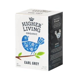 Černý čaj Earl Grey BIO - Higher Living (20 sáčků)